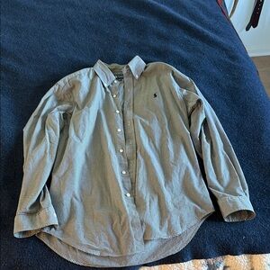 Men's Black and White Checkered Shirt